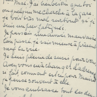 Lettre de Bertha Rhodes à Jean Paulhan, 1954-04-16