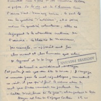 Lettre de Marcel Arland à Jean Paulhan, 1925-09-10