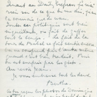 Lettre de Bertha Rhodes à Jean Paulhan, 1936-03-19