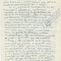 Lettre de Marcel Arland à Jean Paulhan, 1957