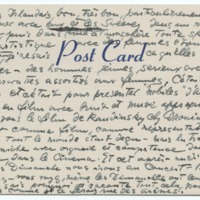 Lettre de Barbara Church à Jean Paulhan (1950)