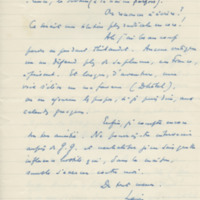 Lettre de Léon Bopp à Jean Paulhan, 1954-01-15