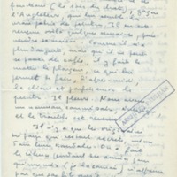 Lettre de Marcel Arland à Jean Paulhan, 1957