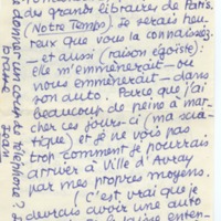 Lettre de Jean Paulhan à Barbara Church (3 septembre 1953)