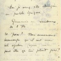 Lettre d'Adrienne Monnier à Jean Paulhan, 1931