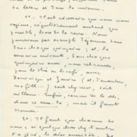 Lettre de Marcel Arland à Jean Paulhan, 1957