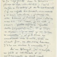 Lettre de Marcel Arland à Jean Paulhan, 1956