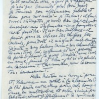 Lettre de Barbara Church à Jean Paulhan (21 février 1958)