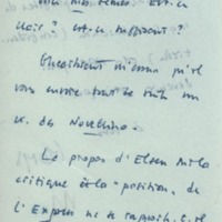 Lettre de Georges Lambrichs à Jean Paulhan, 1956