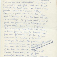 Lettre de Marcel Arland à Jean Paulhan, 1958