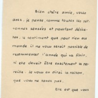 Lettre de Jean Paulhan à Barbara Church (décembre 1935)