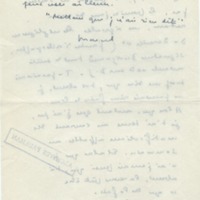Lettre de Marcel Arland à Jean Paulhan, 1954