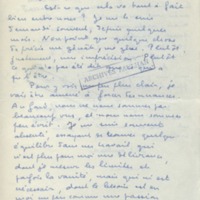 Lettre de Marcel Arland à Jean Paulhan, 1958