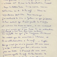 Lettre de Marcel Arland à Jean Paulhan, 1930