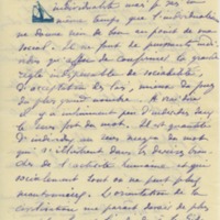 Lettre de Claude Balyne à Jean Paulhan, 1927-11-25