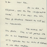 Lettre de Georges Lambrichs à Jean Paulhan, 1954
