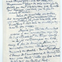 Lettre de Barbara Church à Jean Paulhan (21 février 1958)