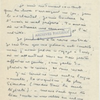 Lettre de Marcel Arland à Jean Paulhan, 1957