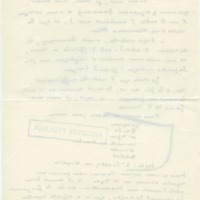 Lettre de Marcel Arland à Jean Paulhan, 1953
