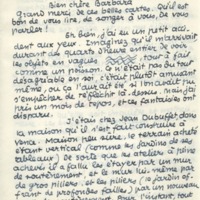 Lettre de Jean Paulhan à Barbara Church (21 décembre 1956)