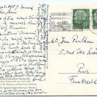 Lettre de Barbara Church à Jean Paulhan (12 septembre 1957)