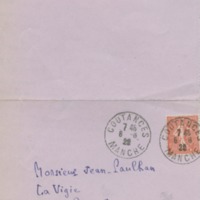 Lettre de Julien Benda à Jean Paulhan, 1928-07-06