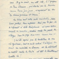 Lettre de Gabriel Bounoure à Jean Paulhan, 1933-12-17