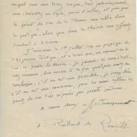 Lettre d'André Rolland de Renéville à Jean Paulhan, 1936-06-20