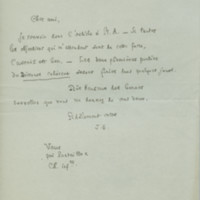 Lettre de Julien Benda à Jean Paulhan, 1930-08-12