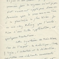 Lettre d'André Rolland de Renéville à Jean Paulhan, 1936-10-07