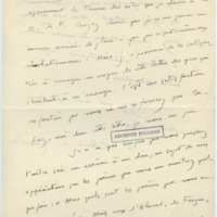 Lettre d'André Rolland de Renéville à Jean Paulhan, 1932-11-24