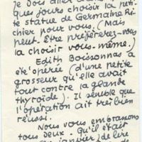 Lettre de Jean Paulhan à Barbara Church (3 mars 1958)