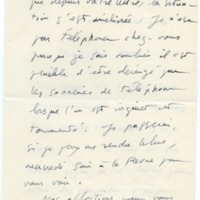 Lettre d'André Rolland de Renéville à Jean Paulhan, 1954-04-26