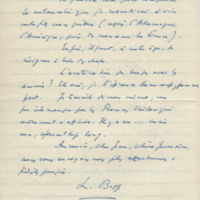 Lettre de Léon Bopp à Jean Paulhan, 1953-12-02