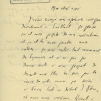 Lettre d&#039;Albert Thibaudet à Jean Paulhan, 1930