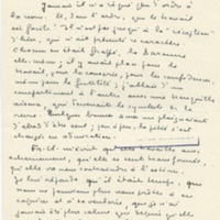 Lettre de Marcel Arland à Jean Paulhan, 1955
