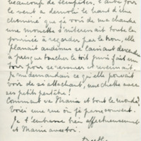 Lettre de Bertha Rhodes à Jean Paulhan, 1935-03-03