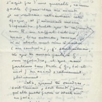 Lettre de Marcel Arland à Jean Paulhan, 1957