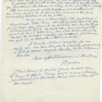 Lettre de Barbara Church à Jean Paulhan (23 août 1956)