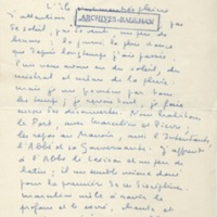 Lettre de Marcel Arland à Jean Paulhan, 1957