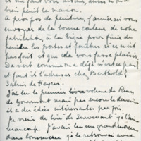 Lettre de Bertha Rhodes à Jean Paulhan, 1929-06-16