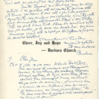 Lettre de Barbara Church à Jean Paulhan (12 août 1955)