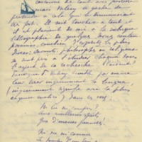 Lettre de Claude Balyne à Jean Paulhan, 1927-11-25