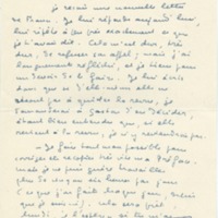 Lettre de Marcel Arland à Jean Paulhan, 1957