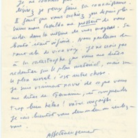 Lettre d'André Rolland de Renéville à Jean Paulhan, 1955-12-14
