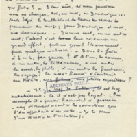 Lettre de Marcel Arland à Jean Paulhan, 1955