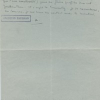 Lettre de Marcel Arland à Jean Paulhan, 1933