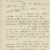 Lettre de Jacques de Lacretelle à Jean Paulhan (1926)