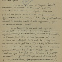 Lettre de Marcel Arland à Jean Paulhan, 1930