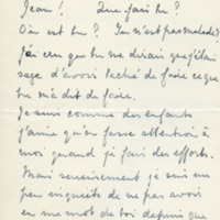 Lettre de Bertha Rhodes à Jean Paulhan, 1927-03-14